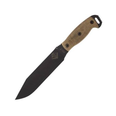 Нож с фиксированным клинком Ontario RD7 Black micarta, сталь 5160, рукоять микарта, black / Ножи с фиксированным клинком | Товары для дома | V4.Ru: Маркетплейс