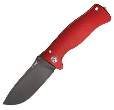 Нож складной LionSteel SR1A RB RED, сталь D2 Black Finish, рукоять алюминий (Solid®), красный / Раскладные | Товары для дома | V4.Ru: Маркетплейс