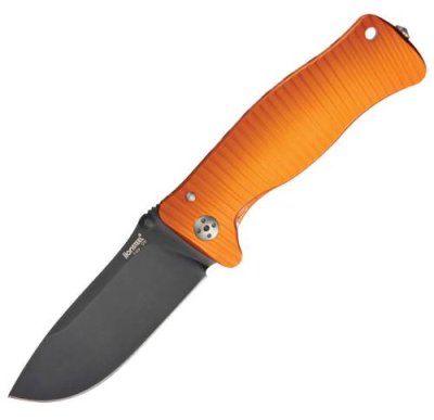 Нож складной LionSteel SR1A OB ORANGE, сталь D2 Black Finish, рукоять алюминий (Solid®), оранжевый / Раскладные | Товары для дома | V4.Ru: Маркетплейс