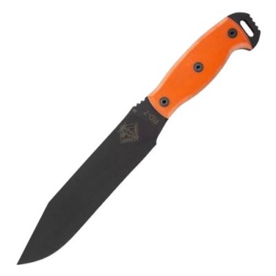 Нож с фиксированным клинком Ontario RD7, сталь 5160, рукоять G10, orange/black / Ножи с фиксированным клинком | Товары для дома | V4.Ru: Маркетплейс