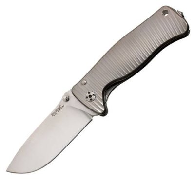 Нож складной LionSteel SR2 G (GREY) Mini, сталь Uddeholm Sleipner® Satin, рукоять титан по технологии Solid®, серый / Раскладные | Товары для дома | V4.Ru: Маркетплейс