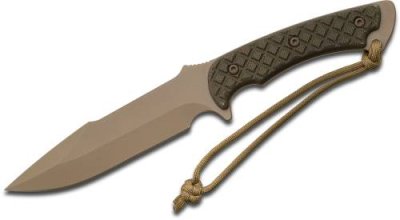 Нож с фиксированным клинком Spartan Blades Horkos, сталь CPM-S35VN Flat Dark Earth, рукоять зеленая микарта, чехол песочный / Ножи с фиксированным клинком | Товары для дома | V4.Ru: Маркетплейс