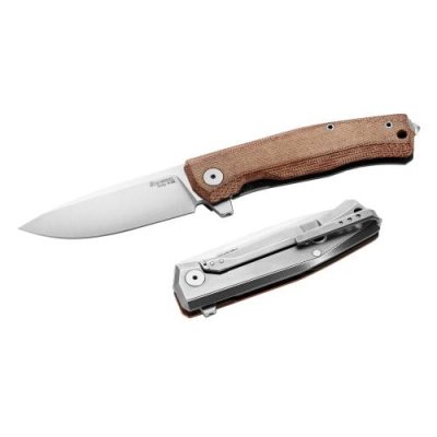 Складной нож LionSteel MT01 CVN, сталь M390, рукоять Natural canvas micarta / Раскладные | Товары для дома | V4.Ru: Маркетплейс