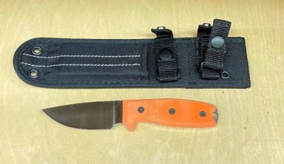 Нож с фиксированным клинком Ontario RAT-3 Hunter, сталь D2, рукоять микарта, orange / Цельнометаллические | Товары для дома | V4.Ru: Маркетплейс