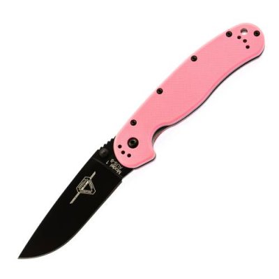 Нож складной Ontario RAT-1, сталь Aus-8, рукоять термопластик GRN, pink/black / Раскладные | Товары для дома | V4.Ru: Маркетплейс