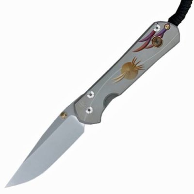 Нож складной Chris Reeve Large Sebenza 21 Unique Graphics Citrine Cabochon, сталь CPM-S35VN, рукоять титан / Раскладные | Товары для дома | V4.Ru: Маркетплейс