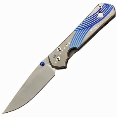 Складной нож Chris Reeve Large Sebenza 21, сталь S35VN, рукоять титановый сплав, гравировка волны / Раскладные | Товары для дома | V4.Ru: Маркетплейс