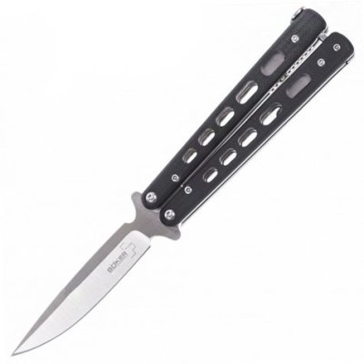 Складной нож Boker Plus Balisong 06EX002, Satin Finish 440C Steel, рукоять стеклотекстолит G-10, чёрный / Раскладные | Товары для дома | V4.Ru: Маркетплейс