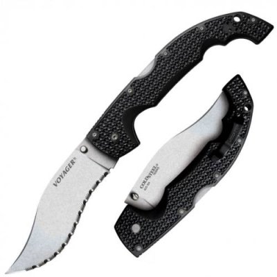 Нож складной Cold Steel Extra Large Voyager Vaquero Serrated, сталь AUS-10A, рукоять Griv Ex™, black / Раскладные | Товары для дома | V4.Ru: Маркетплейс