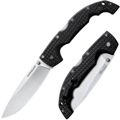 Нож складной Cold Steel Voyager Extra Large Drop Plain Edge, сталь Aus-10A, рукоять Griv-Ex, black / Раскладные | Товары для дома | V4.Ru: Маркетплейс