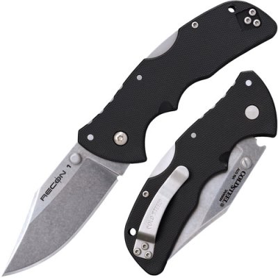 Нож складной Cold Steel Mini Recon 1 Clip Point, сталь AUS-10A, рукоять термопластик GRN, black / Раскладные | Товары для дома | V4.Ru: Маркетплейс