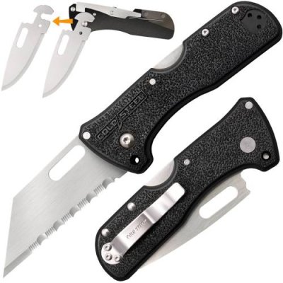 Нож складной со сменными лезвиями Cold Steel Click N Cut Folder, сталь 420J2, рукоять пластик, black / Раскладные | Товары для дома | V4.Ru: Маркетплейс