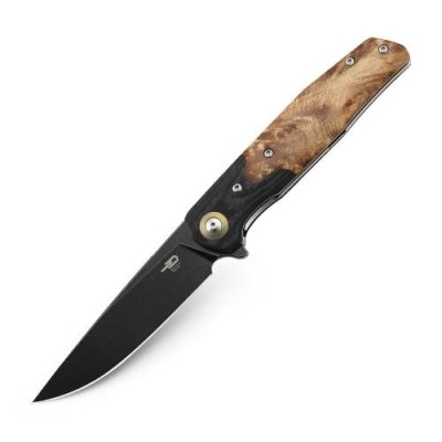 Складной нож Bestech Knives ASCOT, сталь 14C28N, carbon/G10/древесина / Раскладные | Товары для дома | V4.Ru: Маркетплейс