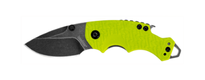 Нож складной Shuffle - KERSHAW 8700LIMEBW, сталь 8Cr13MoV c покрытием BlackWash™, рукоять текстурированный термопластик GFN зелёного цвета / Раскладные | Товары для дома | V4.Ru: Маркетплейс