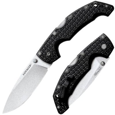 Нож складной Cold Steel Voyager Large Drop Plain Edge, сталь Aus-10A, рукоять Griv-Ex, black / Раскладные | Товары для дома | V4.Ru: Маркетплейс