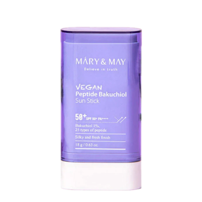 Mary&May Vegan Peptide Bakuchiol Sun Stick SPF50+ PA++++ / Солнцезащитный крем | Товары для красоты | V4.Ru: Маркетплейс