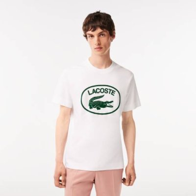 Мужская футболка Lacoste Loose Fit / Футболки | Одежда, обувь и аксессуары | V4.Ru: Маркетплейс