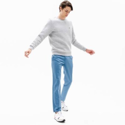 Мужские брюки Lacoste Slim Fit из смеси хлопка и льна / Брюки и джинсы | Одежда, обувь и аксессуары | V4.Ru: Маркетплейс