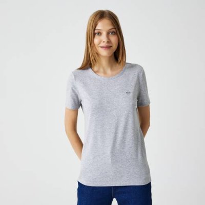 Женская футболка Lacoste Slim Fit / Футболки | Одежда, обувь и аксессуары | V4.Ru: Маркетплейс