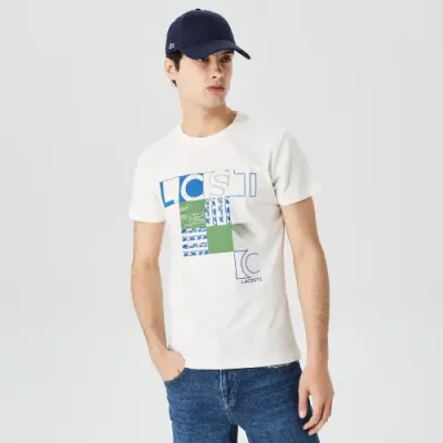 Мужская футболка Lacoste Slim Fit / Футболки | Одежда, обувь и аксессуары | V4.Ru: Маркетплейс