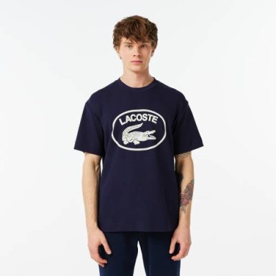 Мужская футболка Lacoste Loose Fit / Футболки | Одежда, обувь и аксессуары | V4.Ru: Маркетплейс