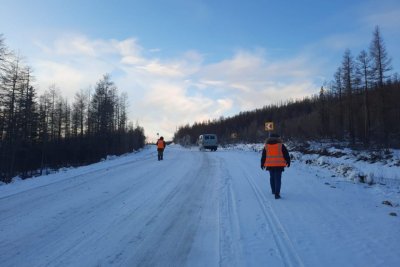 В Томпонском районе Якутии сдается отремонтированный участок автодороги «Яна» / ЯСИА   