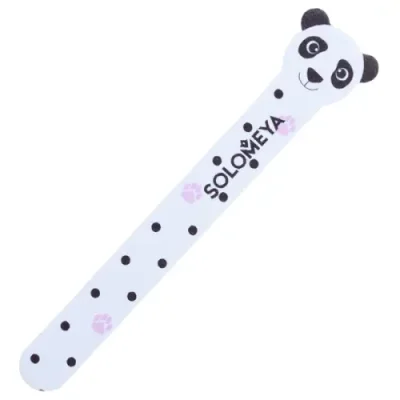 SOLOMEYA Пилка для натуральных и искусственных ногтей 180/220 Панда / Panda Nail File / Пилки | Товары для красоты | V4.Ru: Маркетплейс