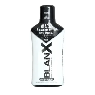 BLANX Ополаскиватель отбеливающий с углем / BlanX Mouthwash Black Charcoal 500 мл / Ополаскиватели для полости рта | Товары для красоты | V4.Ru: Маркетплейс