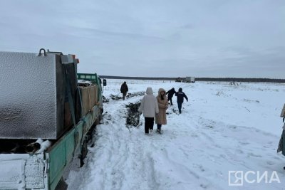 В якутском селе Кептин начались работы по восстановлению скважины / Мария Горохова   