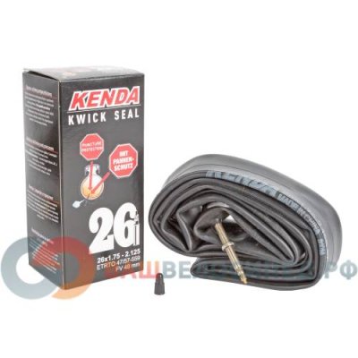 Камера для велосипеда KENDA 26"х1.75-2.125 (47/57-559), антипрокольная, спорт ниппель, 5-518915 / Камеры для велосипеда | Спорт и отдых | V4.Ru: Маркетплейс