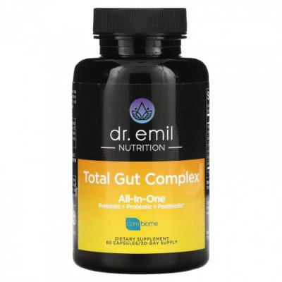 Dr Emil Nutrition, Total Gut Complex, 60 капсул / Пребиотики | Аптека | V4.Ru: Маркетплейс