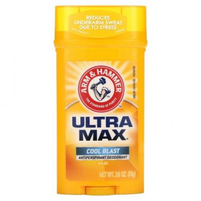 Arm & Hammer, UltraMax, твердый дезодорант-антиперспирант для мужчин, свежий аромат, 73 г (2,6 унции) / Дезодоранты | Аптека | V4.Ru: Маркетплейс