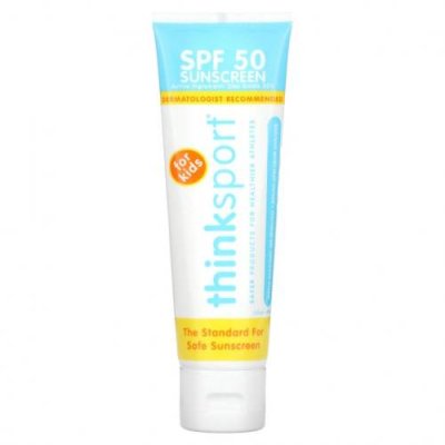 Think, Thinksport, солнцезащитное средство, SPF 50+, для детей, 89 мл (3 жидк. унции) / Детские солнцезащитные средства | Аптека | V4.Ru: Маркетплейс