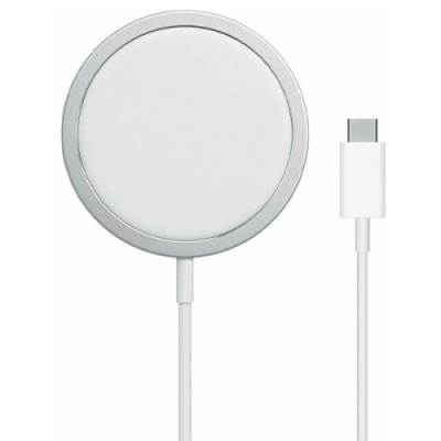 Беспроводное зарядное устройство Apple MagSafe Charger белый парал/импорт IN / Apple | Электроника | V4.Ru: Маркетплейс