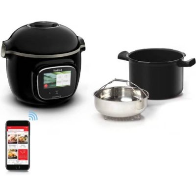 Moulinex Интеллектуальная мультиварка Moulinex Cookeo Touch / 1600 Вт / 6 л / Touch Connect WiFi / черный / Мультиварки | Товары для дома | V4.Ru: Маркетплейс