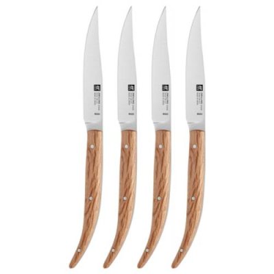 Zwilling Набор ножей для стейка 4 предмета дуб Steak Knife Zwilling / Для стейка | Товары для дома | V4.Ru: Маркетплейс