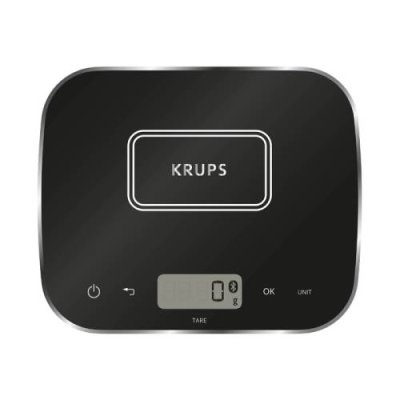 Krups Цифровые весы, 25,8 х 21 х 2,4 см, черные XF554 KRUPS / Весы кухонные | Товары для дома | V4.Ru: Маркетплейс