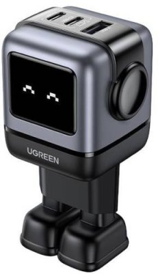 Сетевое зарядное устройство UGREEN CD361 Nexode 2хUSB-C + USB-A, 65Вт, PD, GaN серый / Сетевые зарядные устройства | Электроника | V4.Ru: Маркетплейс