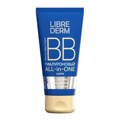 LIBREDERM BB крем гиалуроновый / ALL in ONE HYALURONIC 50 мл / BB-кремы | Товары для красоты | V4.Ru: Маркетплейс