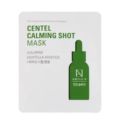 AMPLE:N Маска успокаивающая со стволовыми клетками центеллы / Centel Calming Shot Mask 25 мл / Маски | Товары для красоты | V4.Ru: Маркетплейс