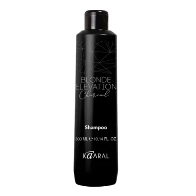 KAARAL Шампунь тонирующий черный угольный / BLONDE ELEVATION CHARCOAL SHAMPOO 300 мл / Шампуни | Товары для красоты | V4.Ru: Маркетплейс