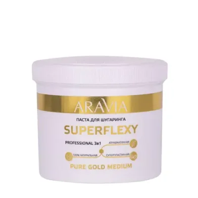 ARAVIA Паста для шугаринга / SUPERFLEXY PURE GOLD 750 г / Пасты для шугаринга | Товары для красоты | V4.Ru: Маркетплейс