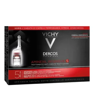 VICHY Средство против выпадения волос для мужчин / Dercos Aminexil 21 х 6 мл / Концентраты | Товары для красоты | V4.Ru: Маркетплейс