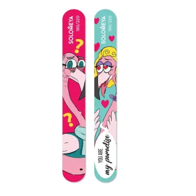 SOLOMEYA Набор пилок 180/220 / You are my paradise Nail file kit 2 шт / Пилки | Товары для красоты | V4.Ru: Маркетплейс