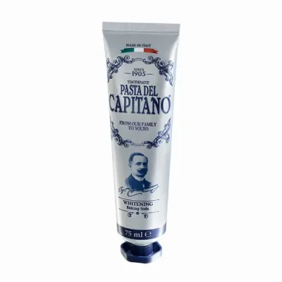 PASTA DEL CAPITANO Паста зубная для деликатного отбеливания с содой / 1905 Baking Soda 75 мл / Зубные пасты | Товары для красоты | V4.Ru: Маркетплейс