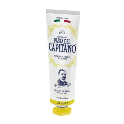 PASTA DEL CAPITANO Паста зубная 1905 Sicily Lemon / 1905 Сицилийский Лимон 75 мл / Зубные пасты | Товары для красоты | V4.Ru: Маркетплейс