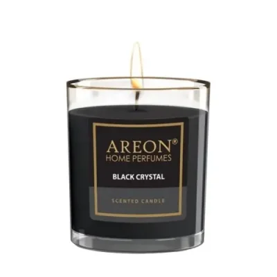 AREON Свеча ароматическая, черный кристалл / HOME PERFUMES Black Crystal 120 гр / Ароматы для дома | Товары для красоты | V4.Ru: Маркетплейс