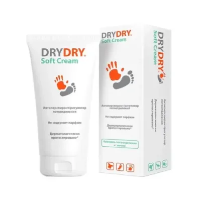 DRY DRY Антиперспирант / Soft Cream 50 мл / Дезодоранты | Товары для красоты | V4.Ru: Маркетплейс