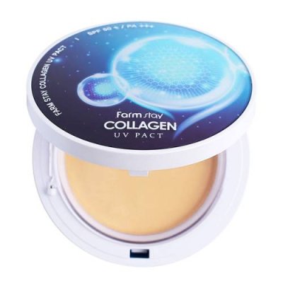 FarmStay Collagen UV Pact SPF 50/PA+++ 21 Natural Beige (+refill) Пудра / Товары для красоты | V4.Market