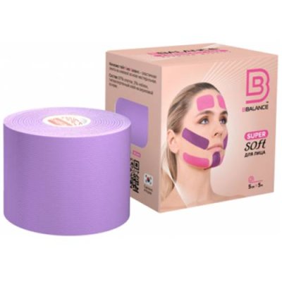 BBalance BB Super Soft (5см * 5м) лаванда Кинезио тейпы / Товары для красоты | V4.Market